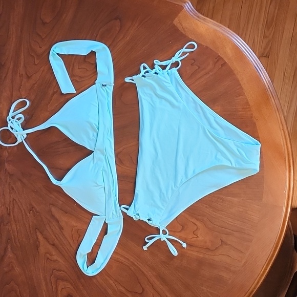 LA VIE EN ROSE bikini swimsuit XLbottoms Ltop - Picture 2 of 12